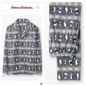 Hanna Andersson Pajamas Winter Penguins - Unisex/Men’s size Small